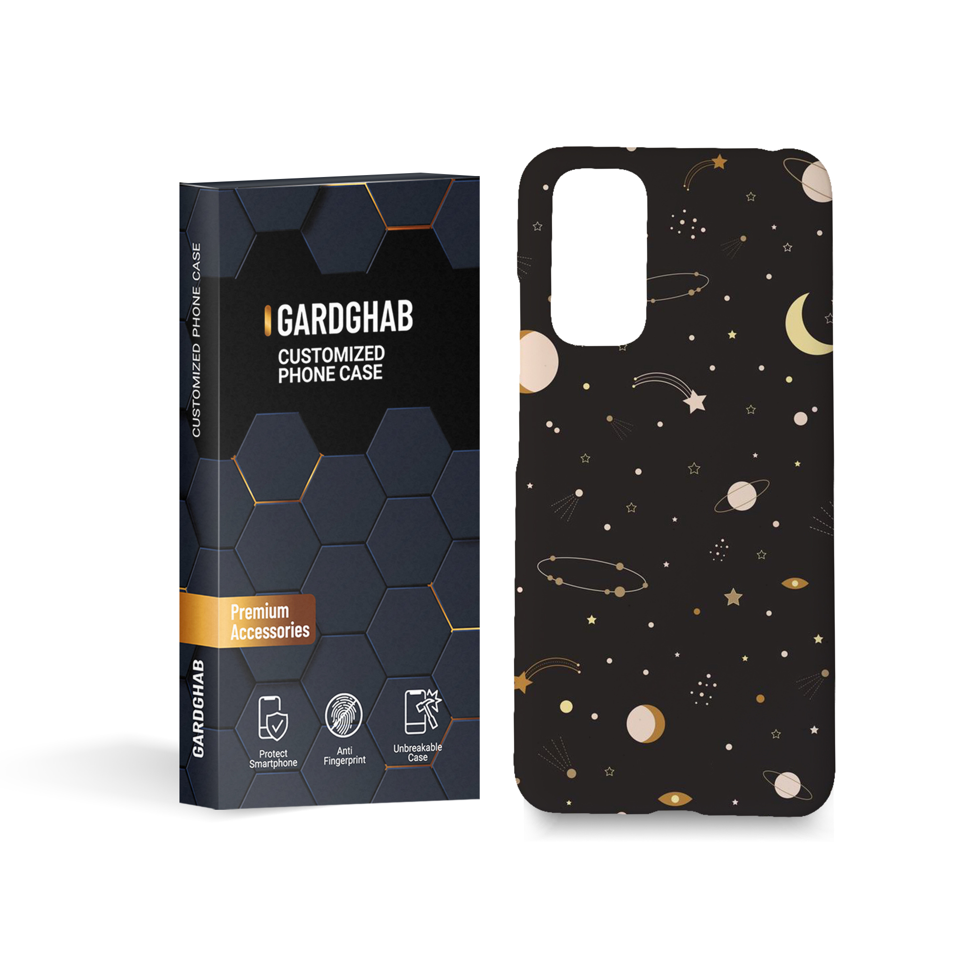   کاور گارد قاب مدل کهکشانی مناسب برای گوشی موبایل شیائومی Redmi note 11 4g