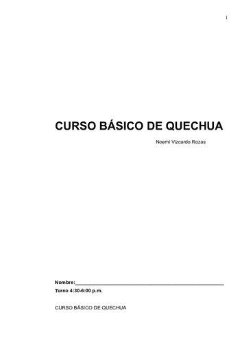 خرید و دانلود نسخه کامل کتاب Curso básico de quechua