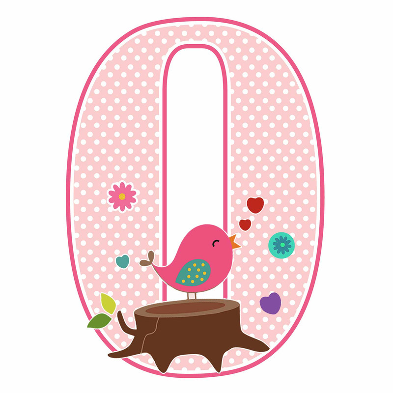 استند رومیزی تولد مدل عدد 0 طرح جغد کد 690