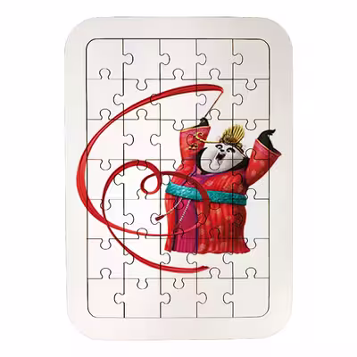 پازل 35 تکه مدل پاندا مونگ فو کار کد 53