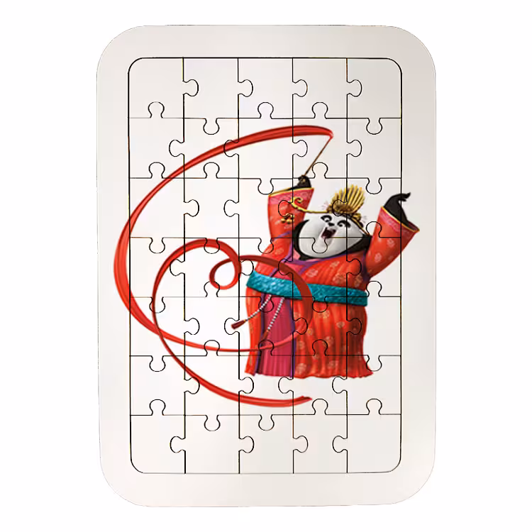 پازل 35 تکه مدل پاندا مونگ فو کار کد 53