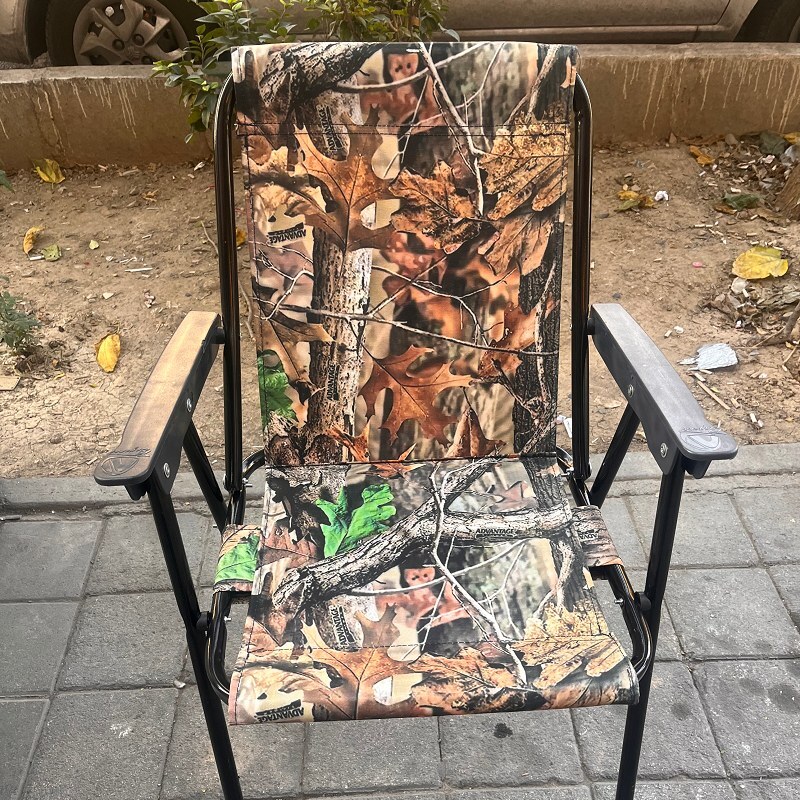 صندلی تاشو مسافرتی مدل راحتی طرح جنگل مناسب سفر و کمپ کد 1