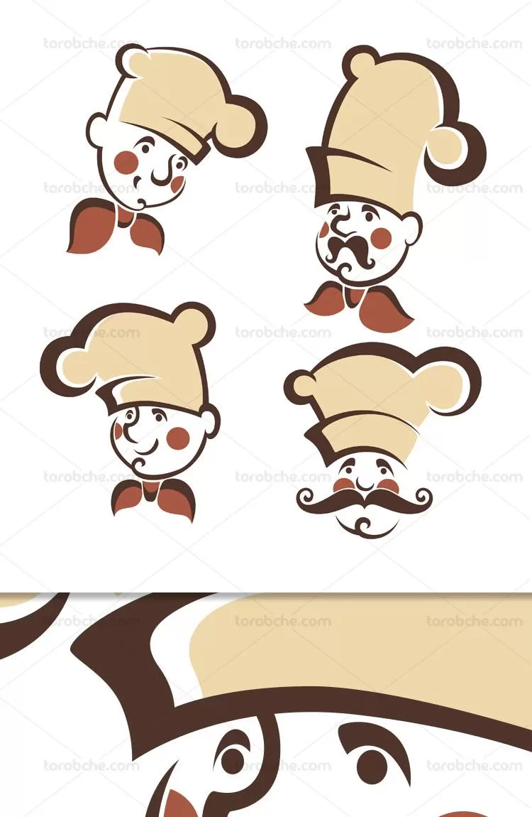 کاراکتر سرآشپز بصورت وکتور | گرافیک با طعم تربچه