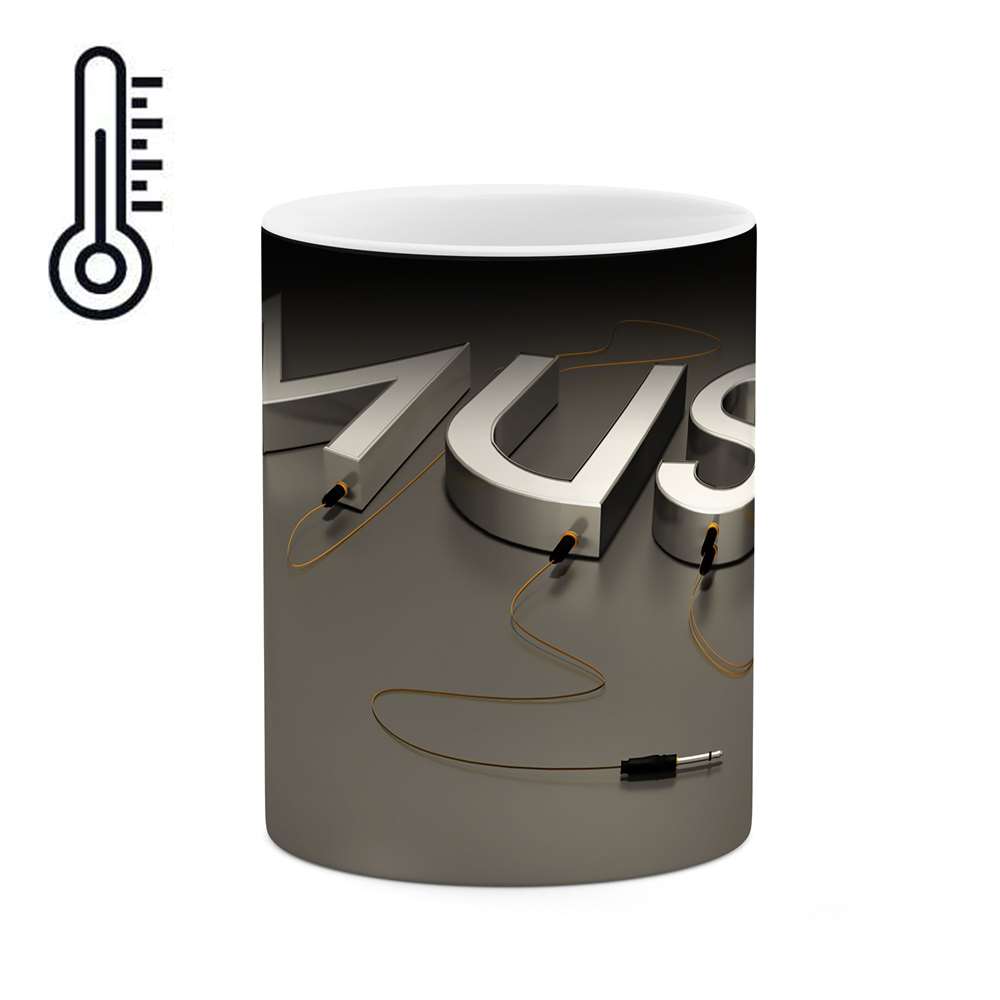 ماگ حرارتی طرح موزیک مدل mgph01338