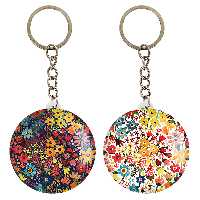 جاکلیدی خندالو مدل گل گلی کد 22462245 مجموعه 2 عددی