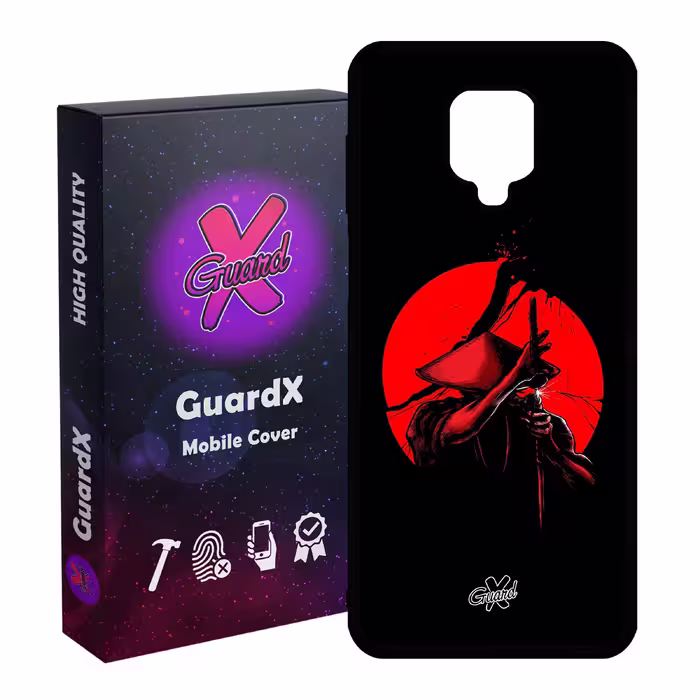 کاور گارد ایکس طرح Samurai مدل Glass10251 مناسب برای گوشی موبایل سامسونگ Redmi Note 9S / Note 9 Pro / Note 9 Pro Max