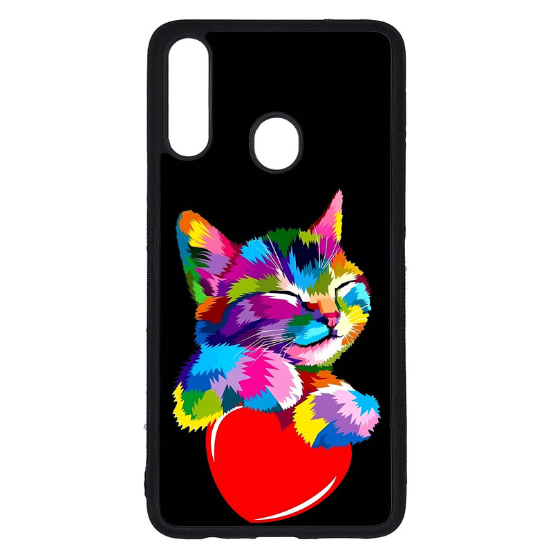 کاور طرح گربه کد G-041 مناسب برای گوشی موبایل سامسونگ Galaxy A20s | دیجی قاب دونی