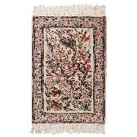 فرش دستبافت یک متری طرح شکارگاهی کد 1402915