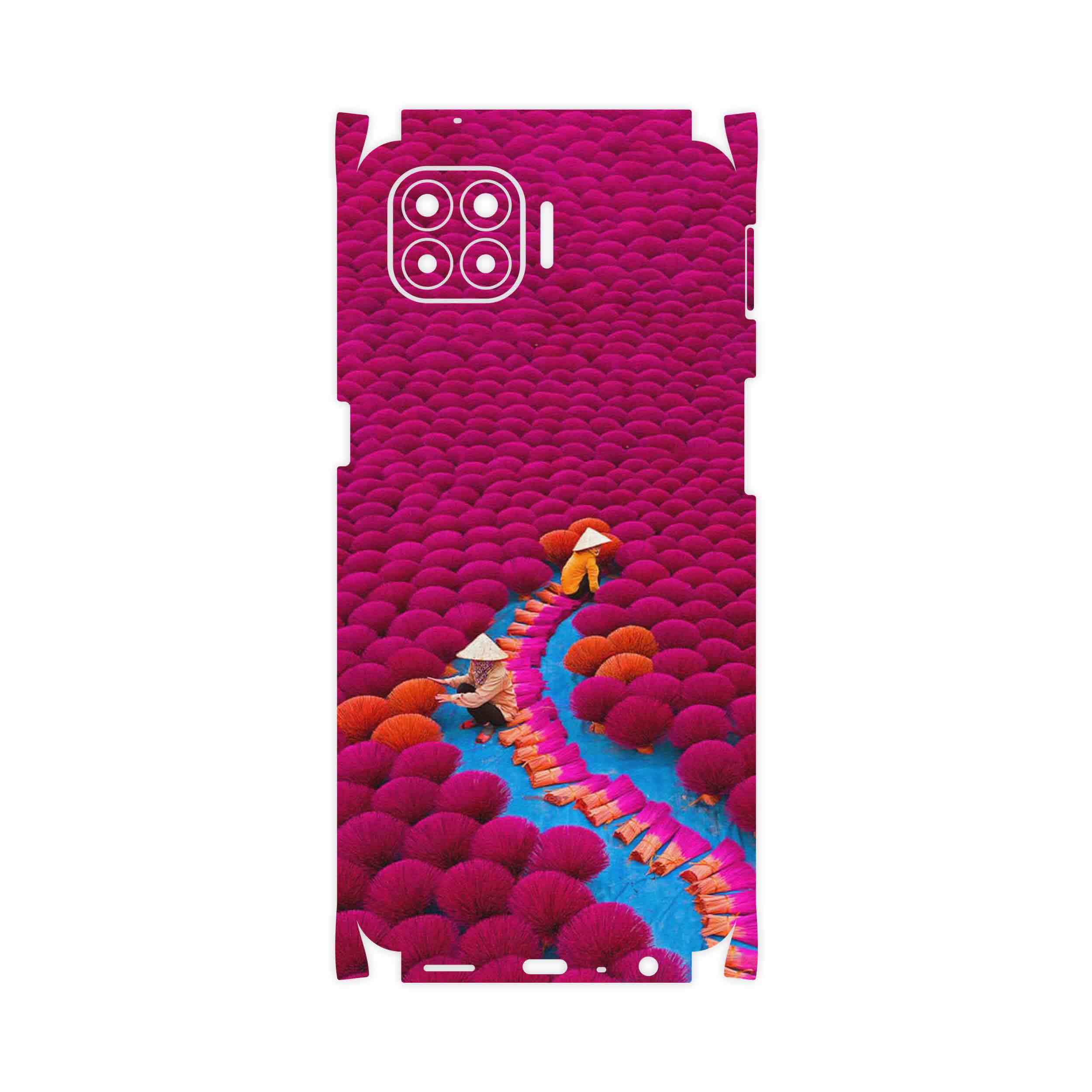 برچسب پوششی ماهوت مدل Vietnam Incense Wood Farms-FullSkin مناسب برای گوشی موبایل اپو A93