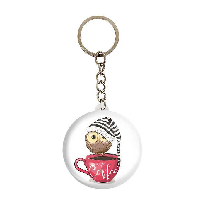 جاکلیدی خندالو مدل قهوه Coffee کد 22008