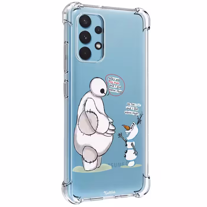 کاور طرح Olaf &amp; Baymax مناسب برای گوشی موبایل سامسونگ Galaxy A32 4G