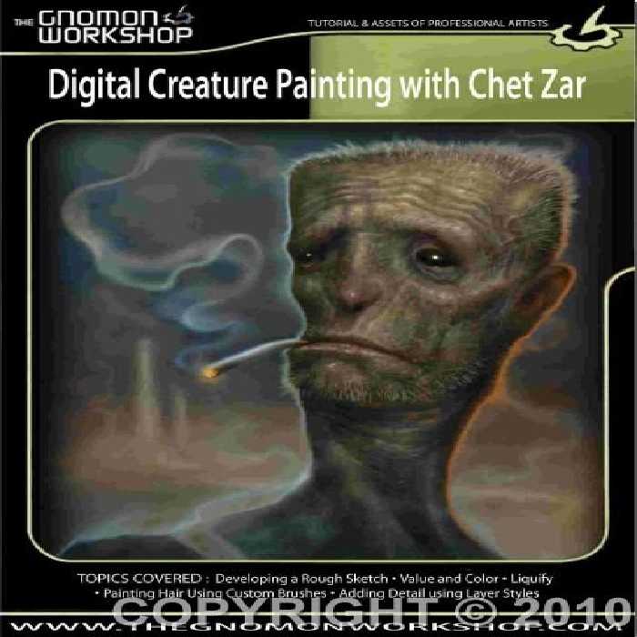 3dsmax bodypaint Gnomon Creature Texturing and Rendering for Production