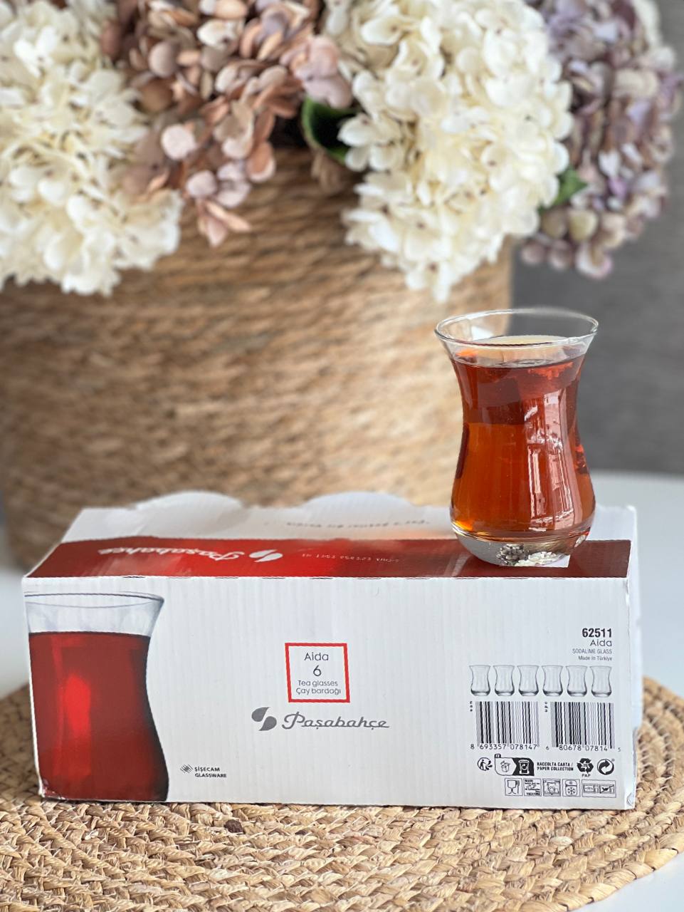 استکان کمر باریک پاشاباغچه- مدل آیدا