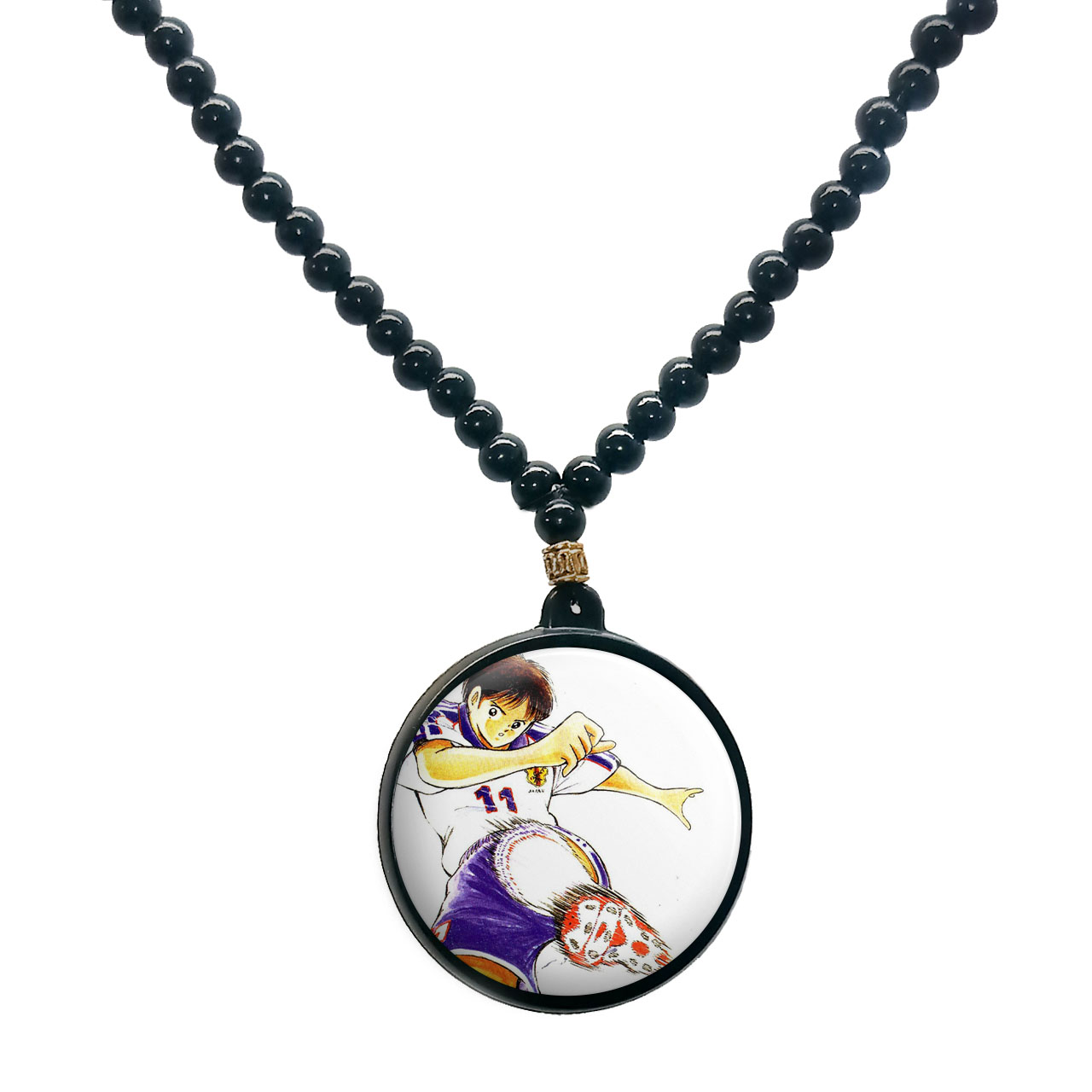 گردنبند پرمانه طرح فوتبالیست ها کد pmd.22327 مدل دو طرفه