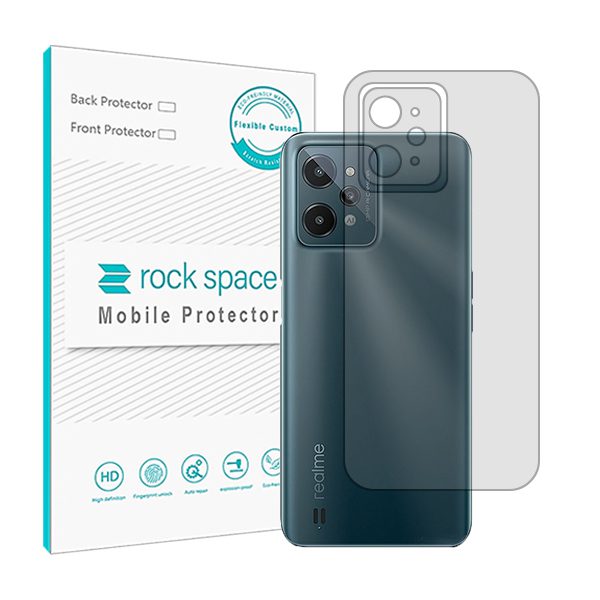 گلس محافظ پشت گوشی ریلمی C31 مدل نانو هیدروژل شفاف برند راک اسپیس کد S