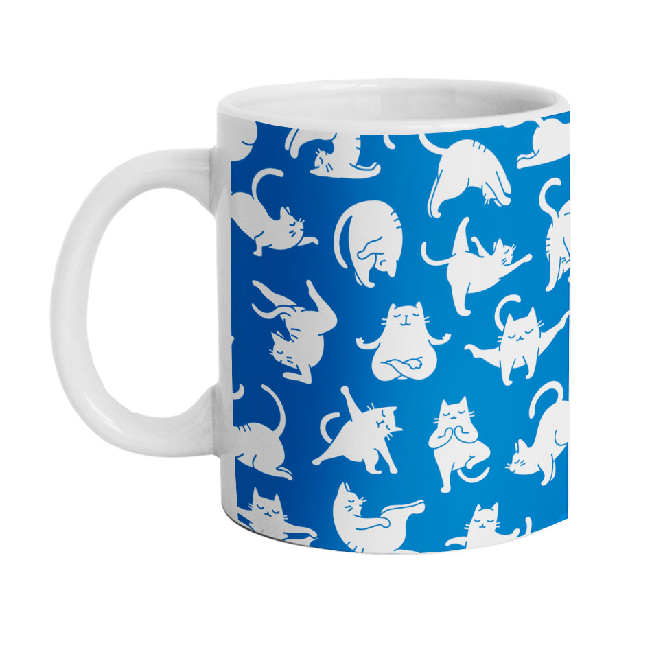 ماگ دارلی طرح فانتزی گربه کد M936