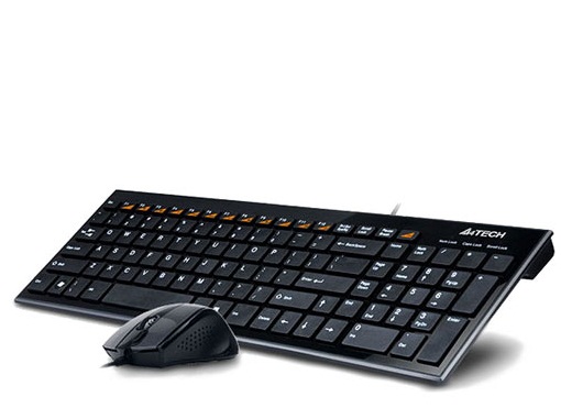کیبورد و ماوس بی سیم ای فورتک مدل 9500 اف