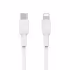 کابل تبدیل USB-C به لایتنینگ بلکین مدل CAA003bt1MWH Fast Charge به طول 1 متر