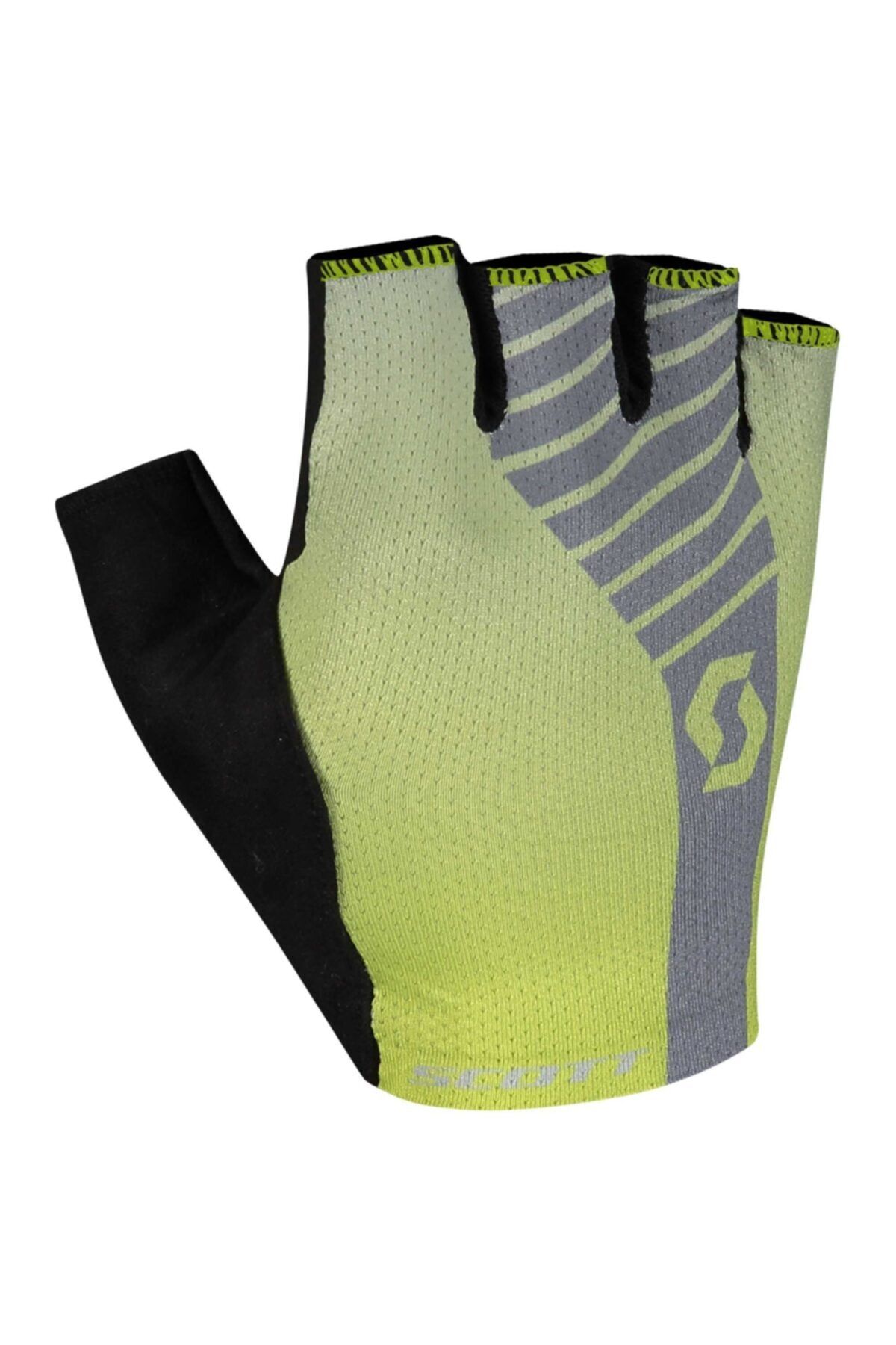 دوچرخه خاکستری مردانه ورزش جنبه ای از دستکش های انگشت کوتاه گوگرد زرد رنگ Xl اسکات SCOTT