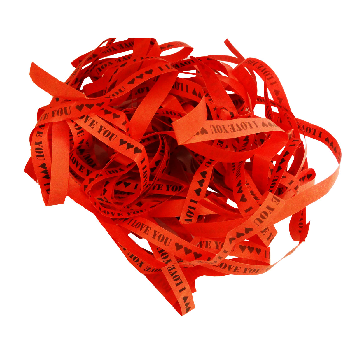 پوشال تزعینی طرح I LOVE YOU