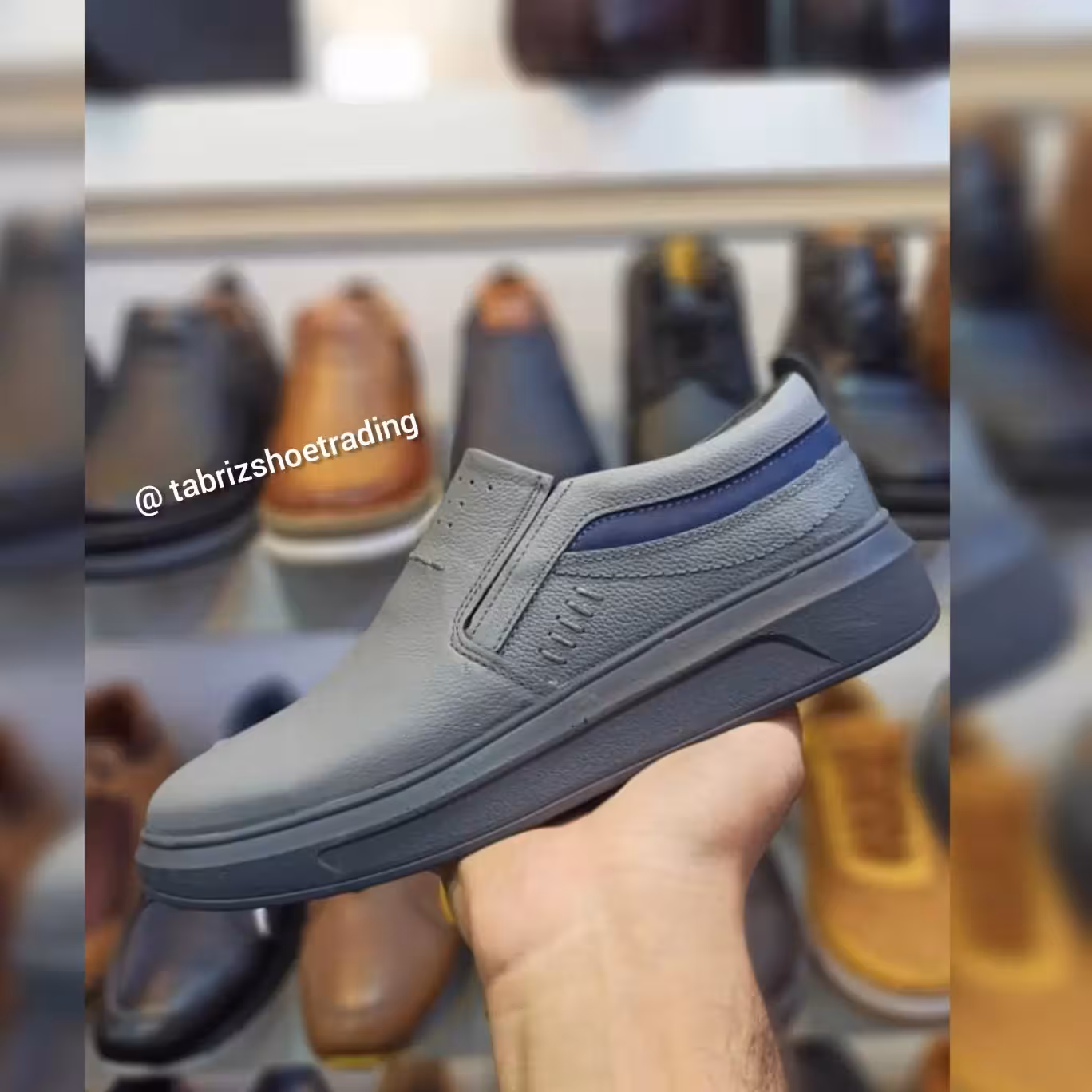 کفش مردانه تمام چرم  اسپرت زیره تی پیو سبک و منعطف 