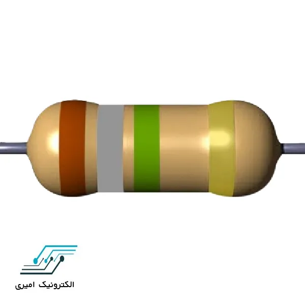 مقاومت 1.8 مگا اهم 3 وات 5 درصد