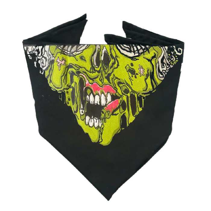 دستمال سر و گردن مدل زامبی کد D02