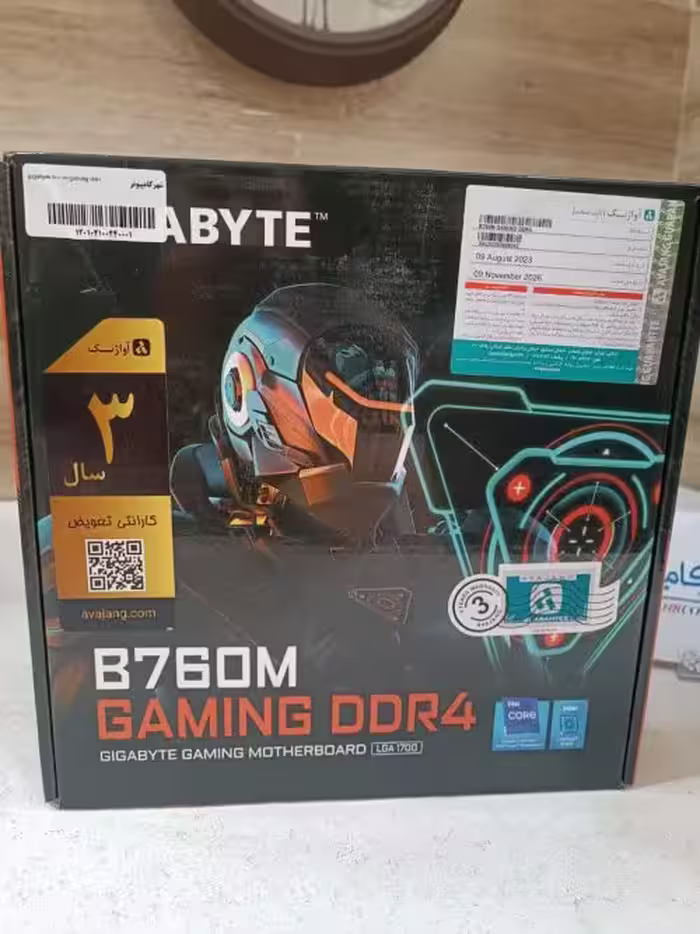 مادربرد گیگابایت مدل B760M GAMING DDR4 (آکبند-گارانتی آواژنگ)
