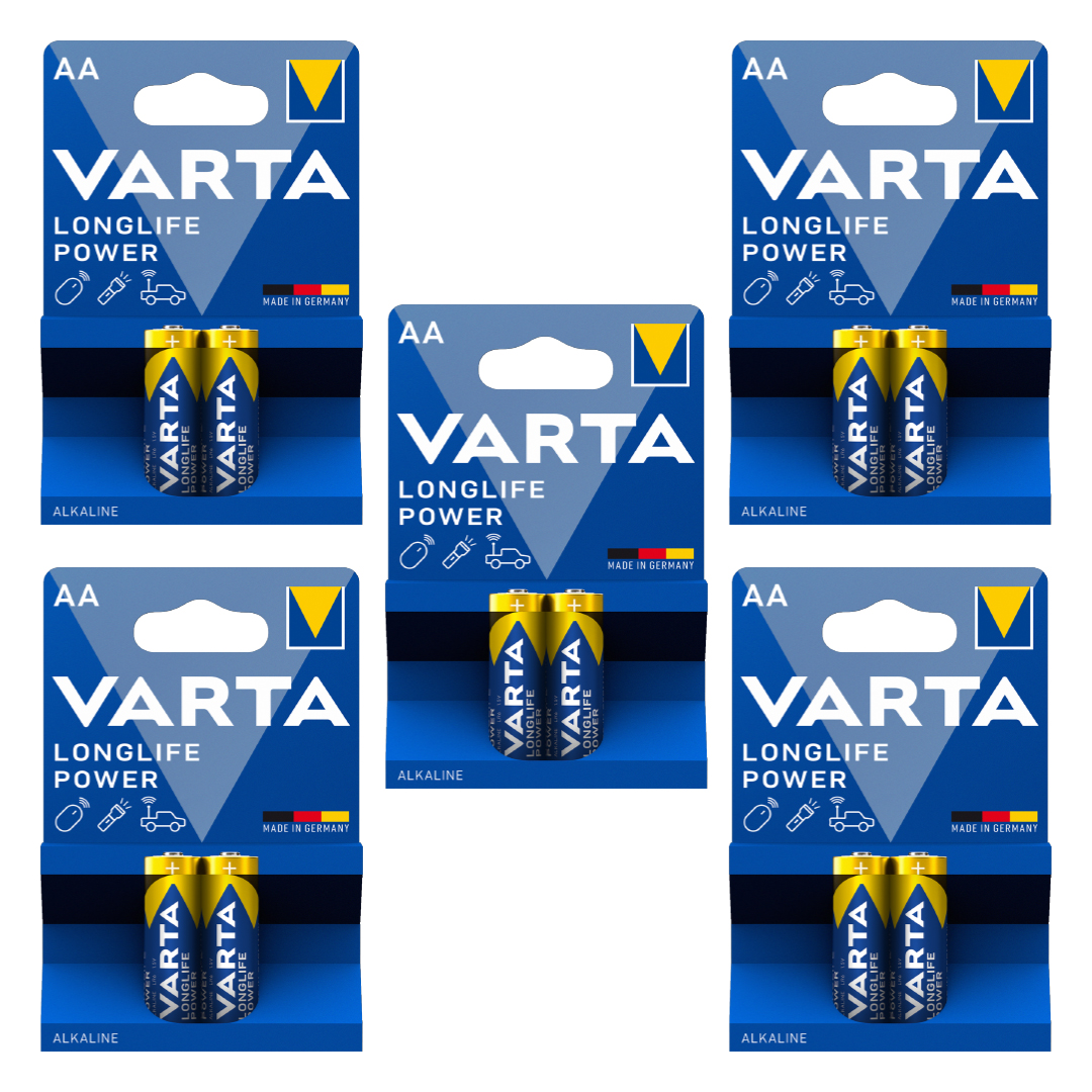 باتری قلمی وارتا مدل  LONG LIFE POWER مجموعه 10 عددی