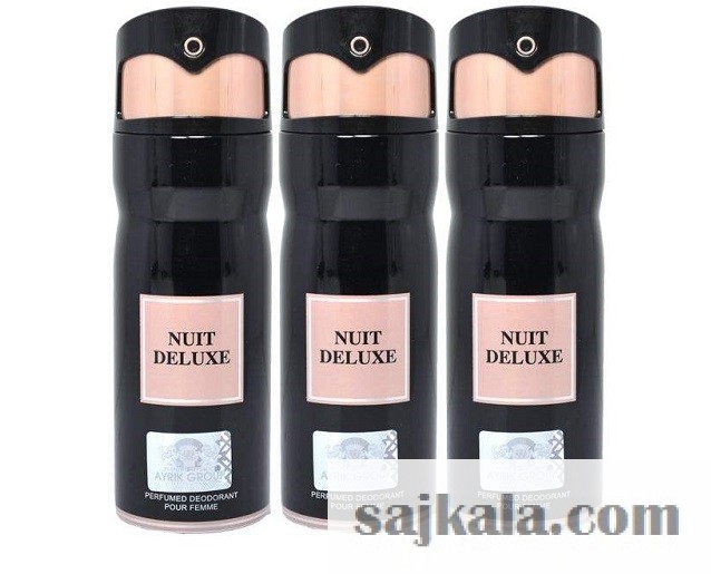 اسپری خوشبو کننده بدن زنانه 3عددی حجم 200 میل