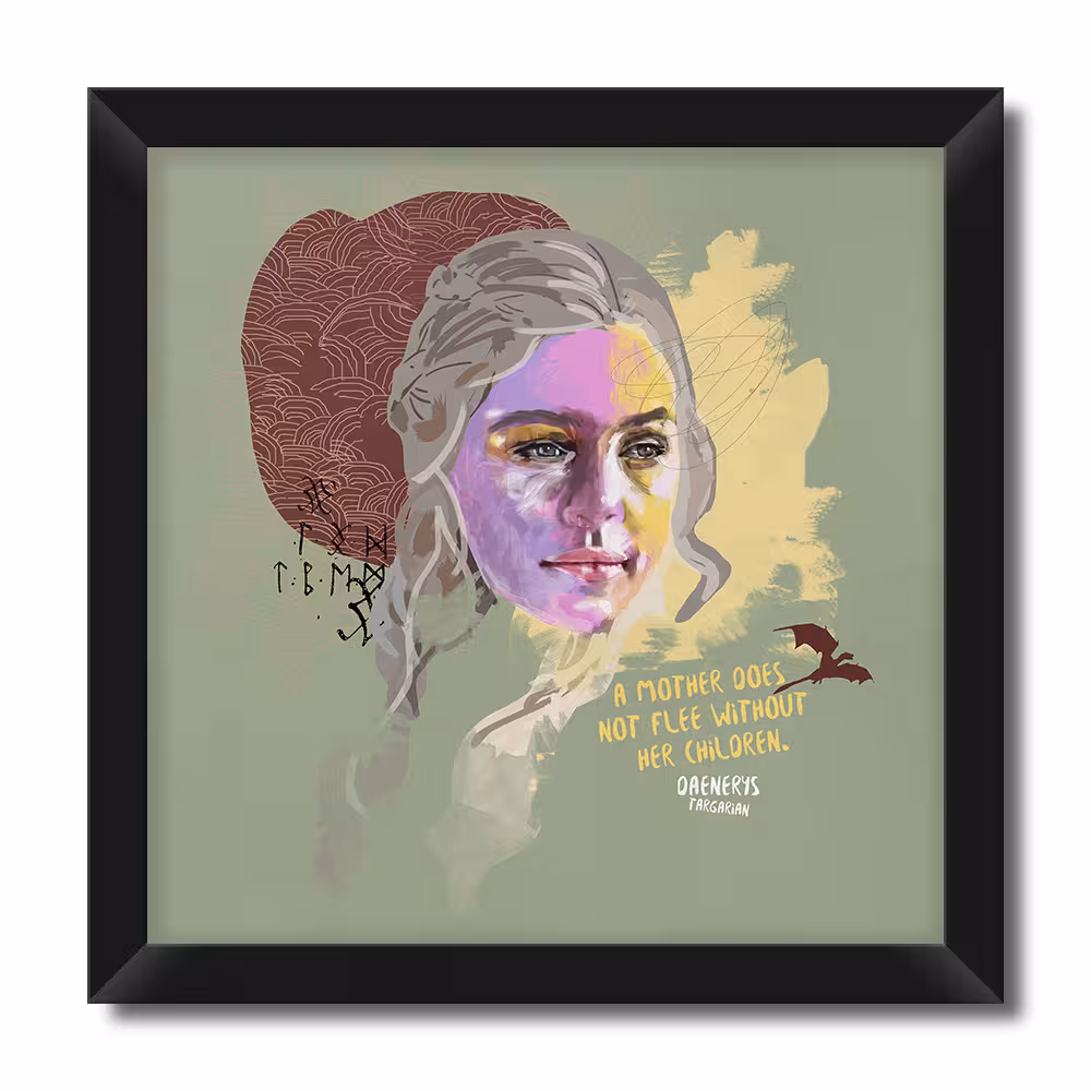 تابلو فنچ آرت طرح Game of Thrones - Daenerys کد GPHSET17