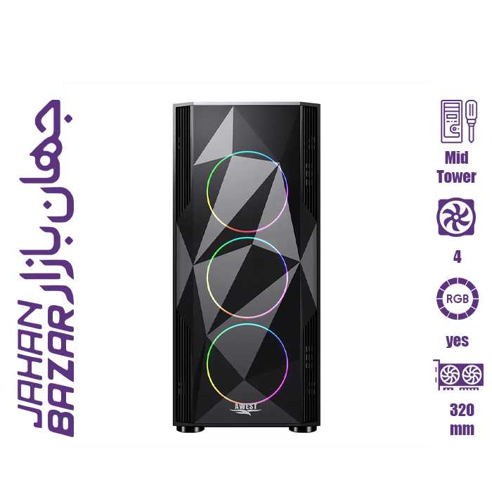 کیس اوست مدل Awest GT-AV02-BG Case