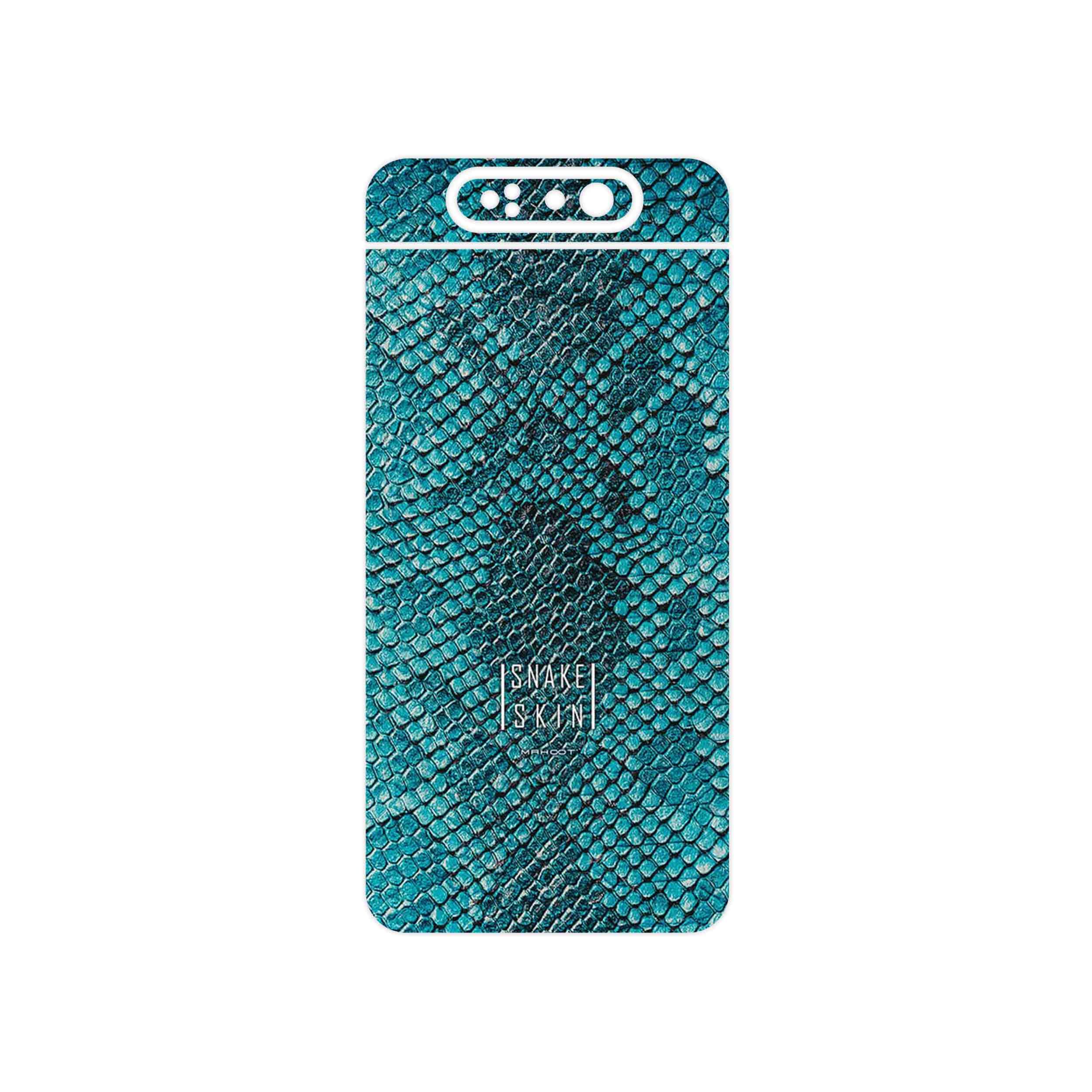 برچسب پوششی ماهوت مدل Blue Snake Skin مناسب برای گوشی موبایل سامسونگ Galaxy A80