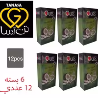 کاندوم اورز ours اویلی پلاس oily شش بسته 12 عددی