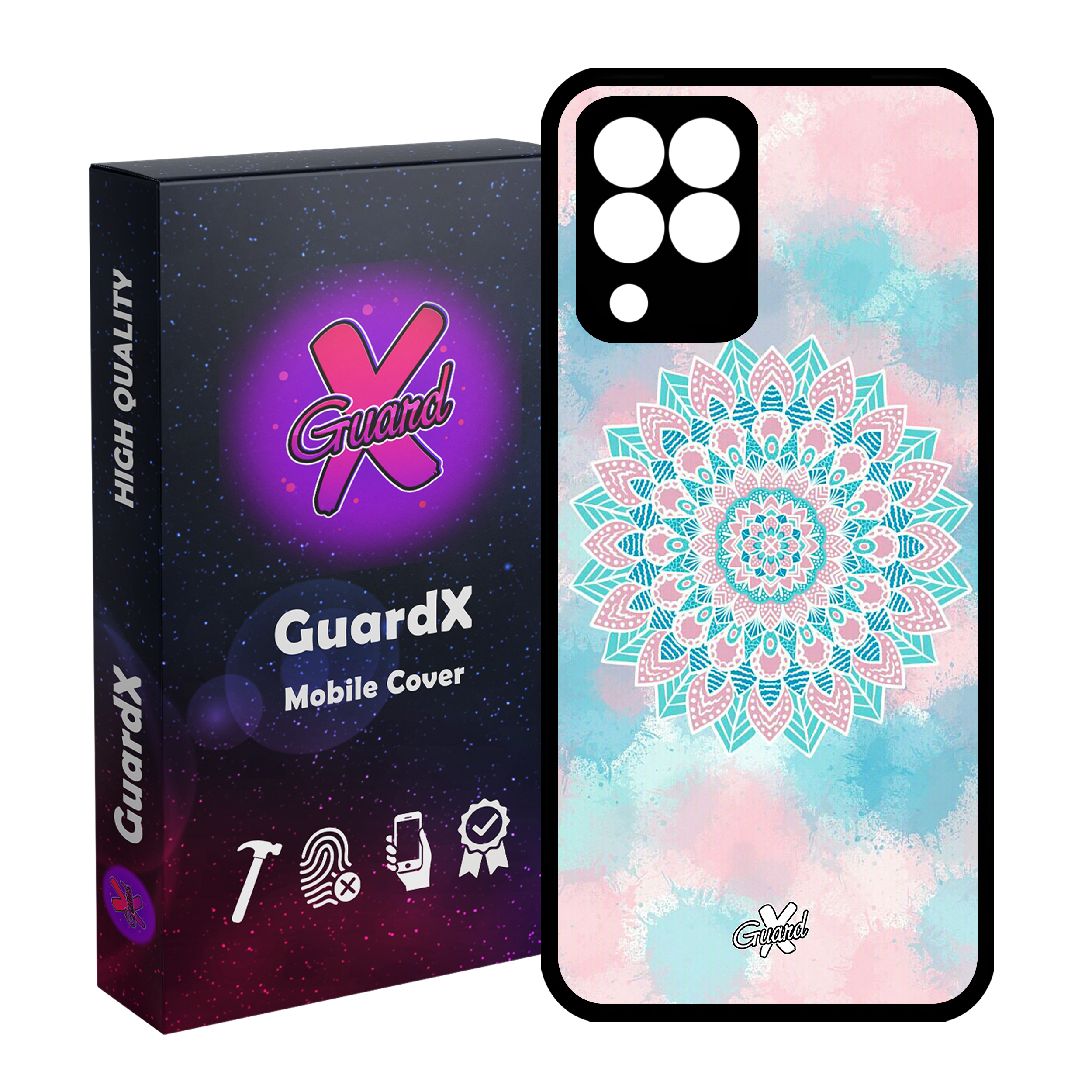 کاور گارد ایکس طرح ماندالا مدل Glass10065 مناسب برای گوشی موبایل سامسونگ Galaxy M33/M33 5G