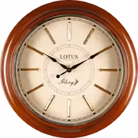 ساعت دیواری لوتوس مدل چوبی w-8031