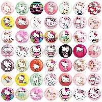 مگنت  خندالو طرح هلو کیتی Hello Kitty  کد 13 مجموعه 50 عددی