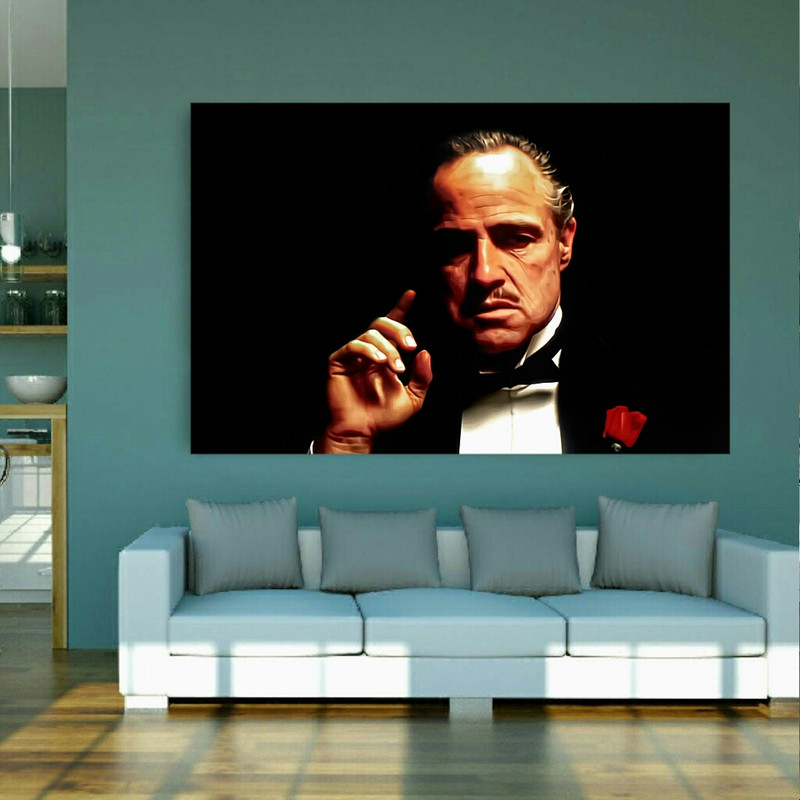 تابلو شاسی طرح پدرخوانده مدل TSH1819 | دنیای قاب