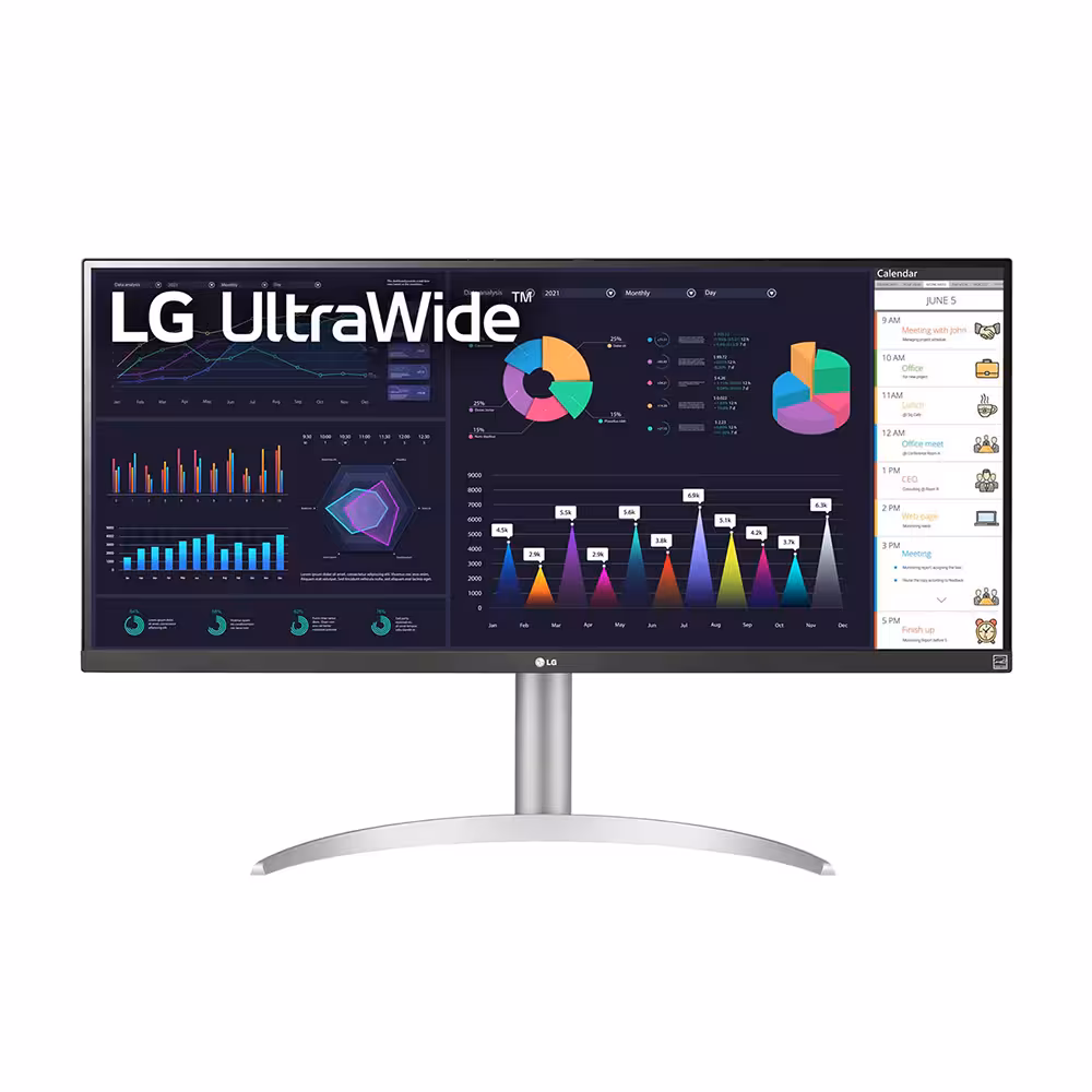مانیتور ال جی مدل Lg 34WQ650 W سایز 34 اینچ