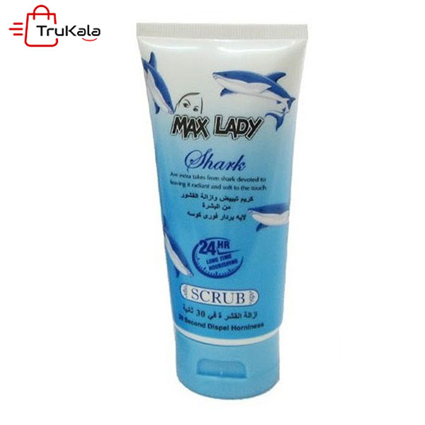 کرم اسکراب لایه بردار فوری کوسه مکس لیدی