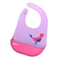 پیشبند سیلیکونی نوزاد کیدزمی Kidsme رنگ بنفش