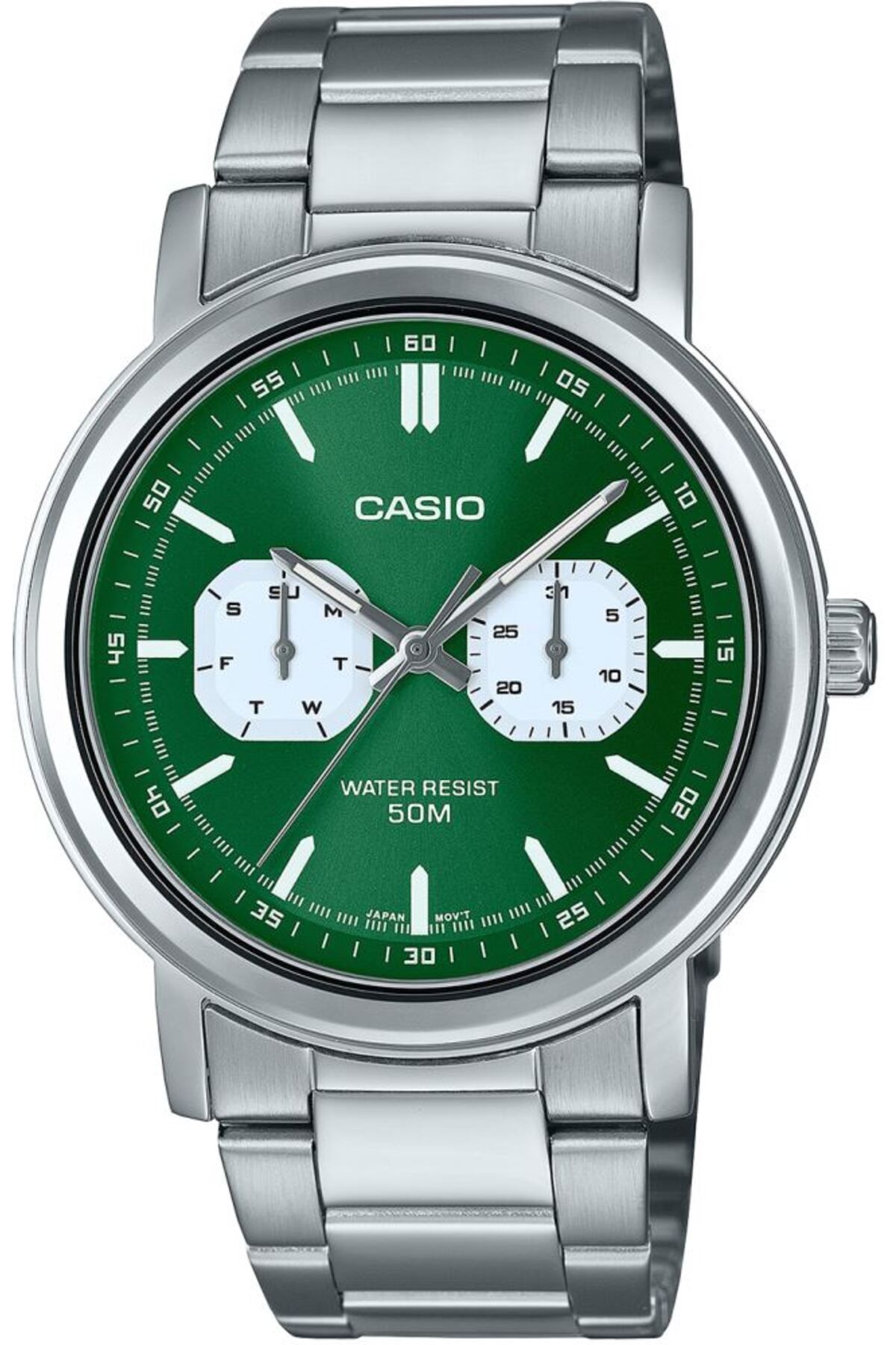 ساعت سبز مردانه مچی MTP اورجینال Casio