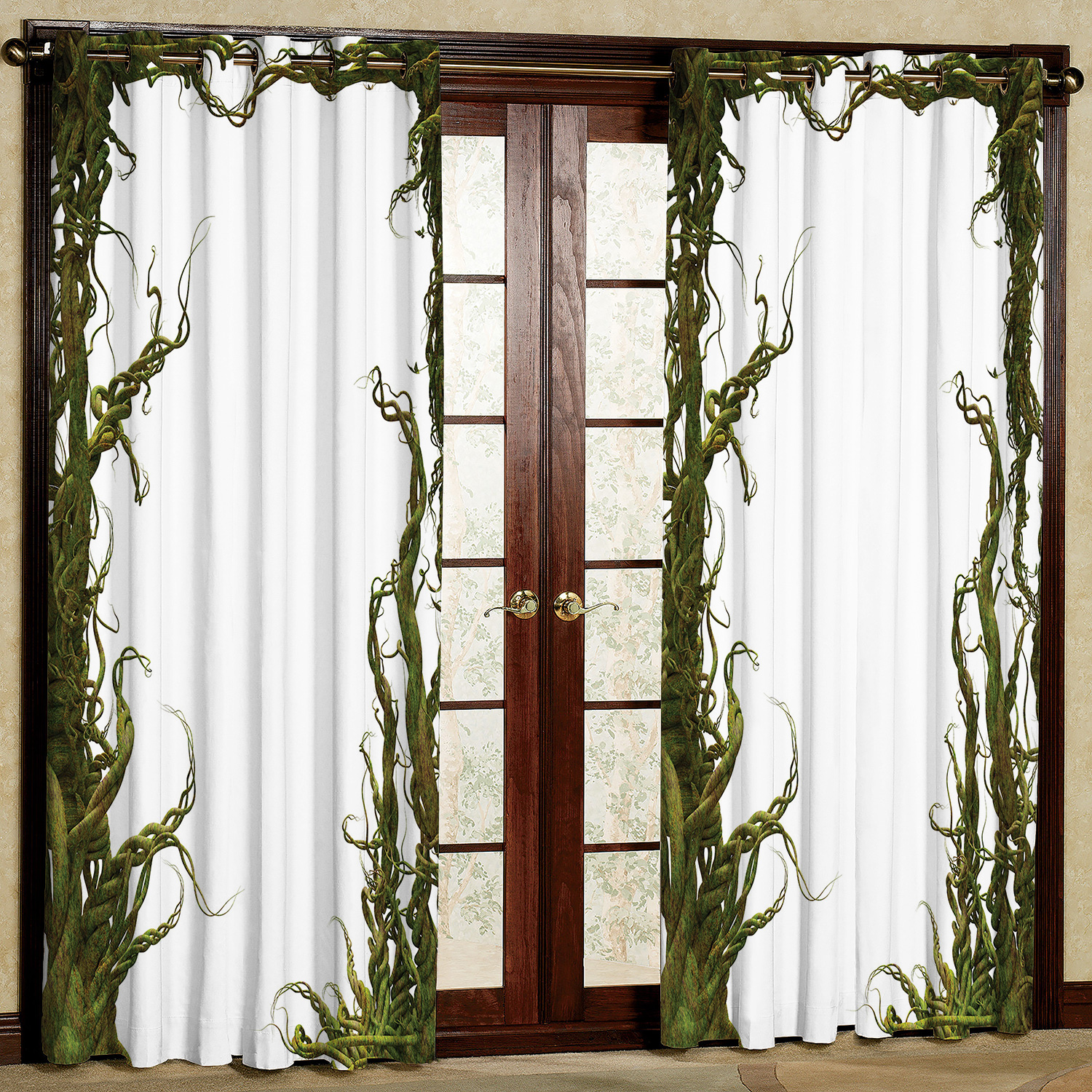 پرده مدل مخمل پانچی کد 2587 سایز 200x140 سانتی متر