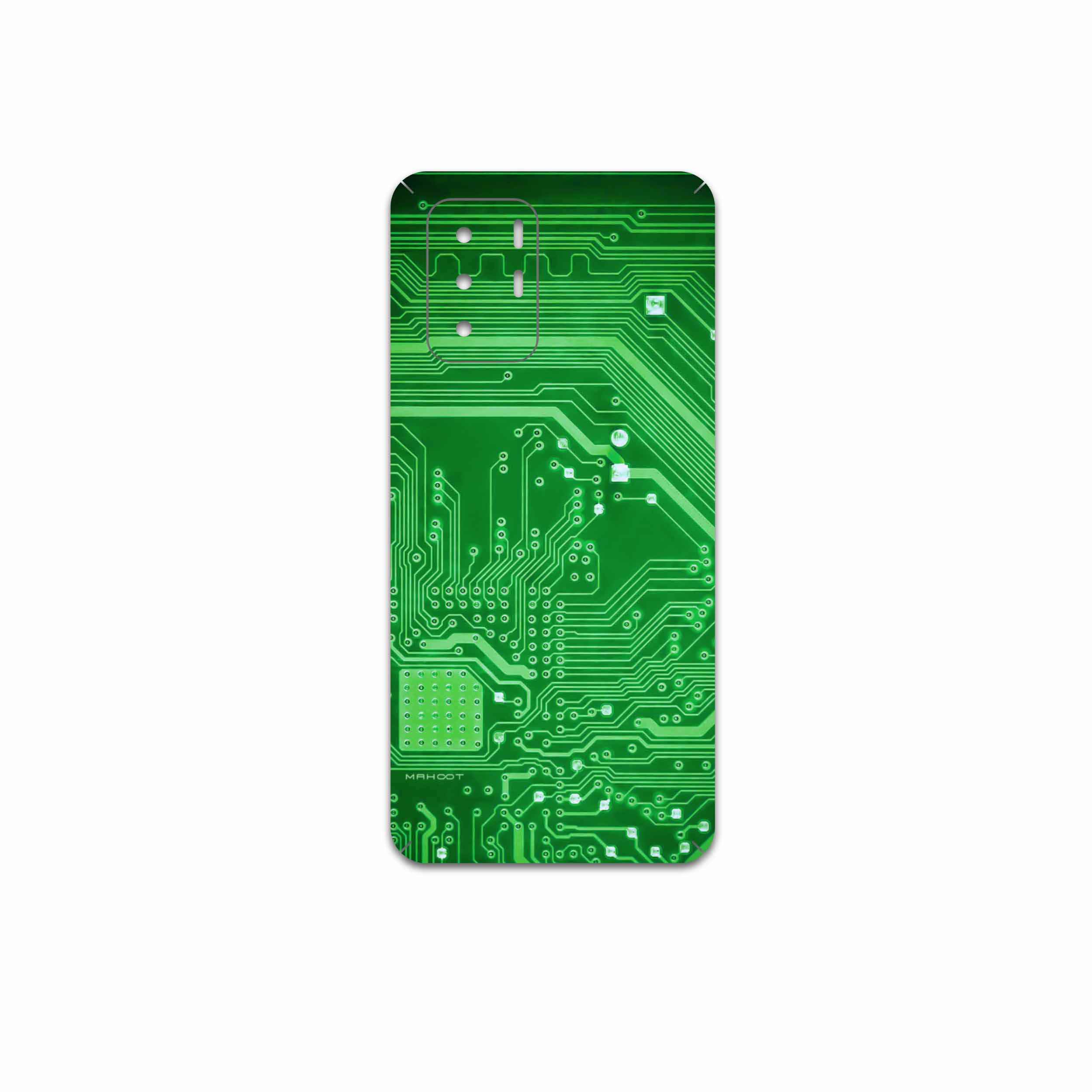 برچسب پوششی ماهوت مدل Green-Printed-Circuit-Board مناسب برای گوشی موبایل شیائومی Poco X3 GT 5G