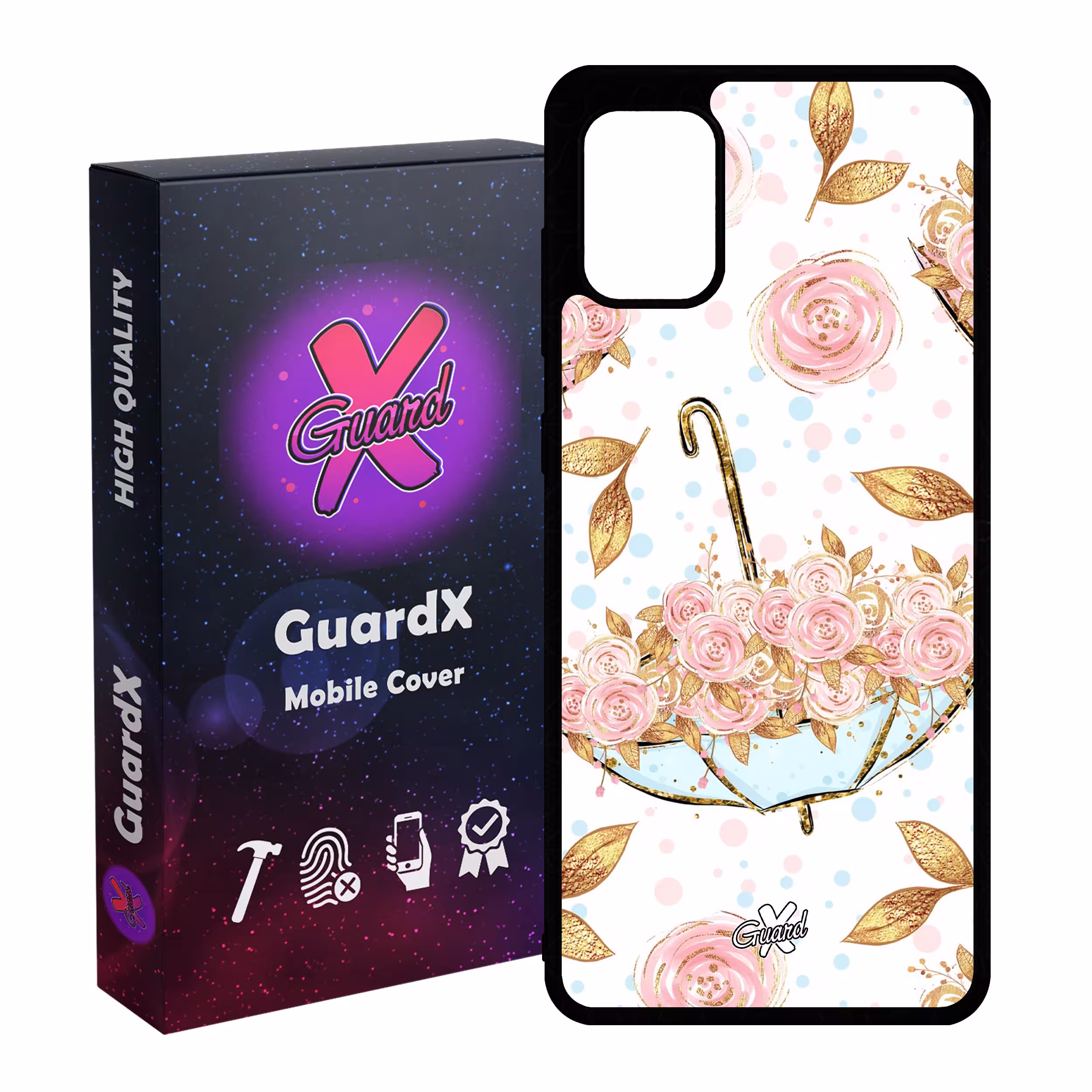 کاور گارد ایکس طرح Flower مدل Glass10107 مناسب برای گوشی موبایل سامسونگ Galaxy A31