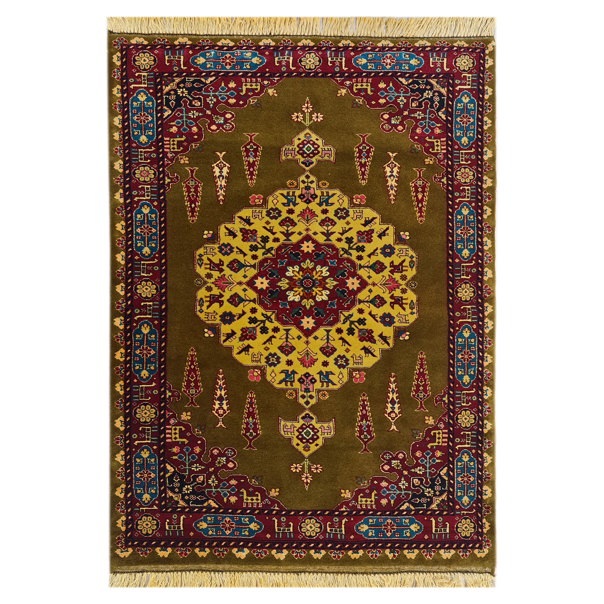 فرش دستبافت دو متری کد 1262