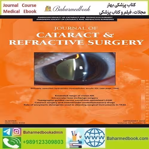 Journal of Cataract &amp; Refractive Surgery 2015-2024 Full Archives