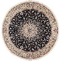 فرش دستبافت نه متری طرح ترنج مدل دایره کد 140237