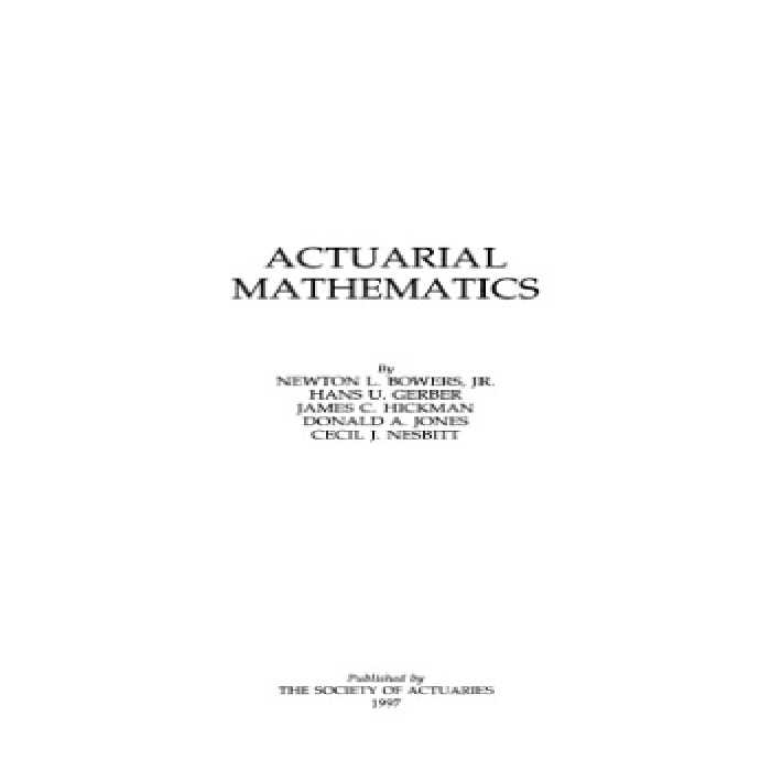 خرید و دانلود نسخه کامل کتاب Actuarial Mathematics