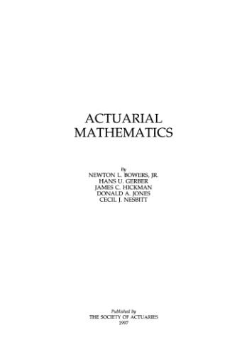 خرید و دانلود نسخه کامل کتاب Actuarial Mathematics